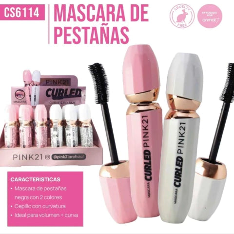 MASCARA DE PESTAÑAS CURVA Y VOLUMEN