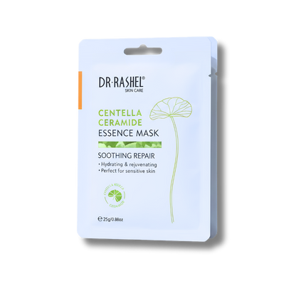 Sobre individual de mascarilla de tela DR RASHEL con centella y ceramidas