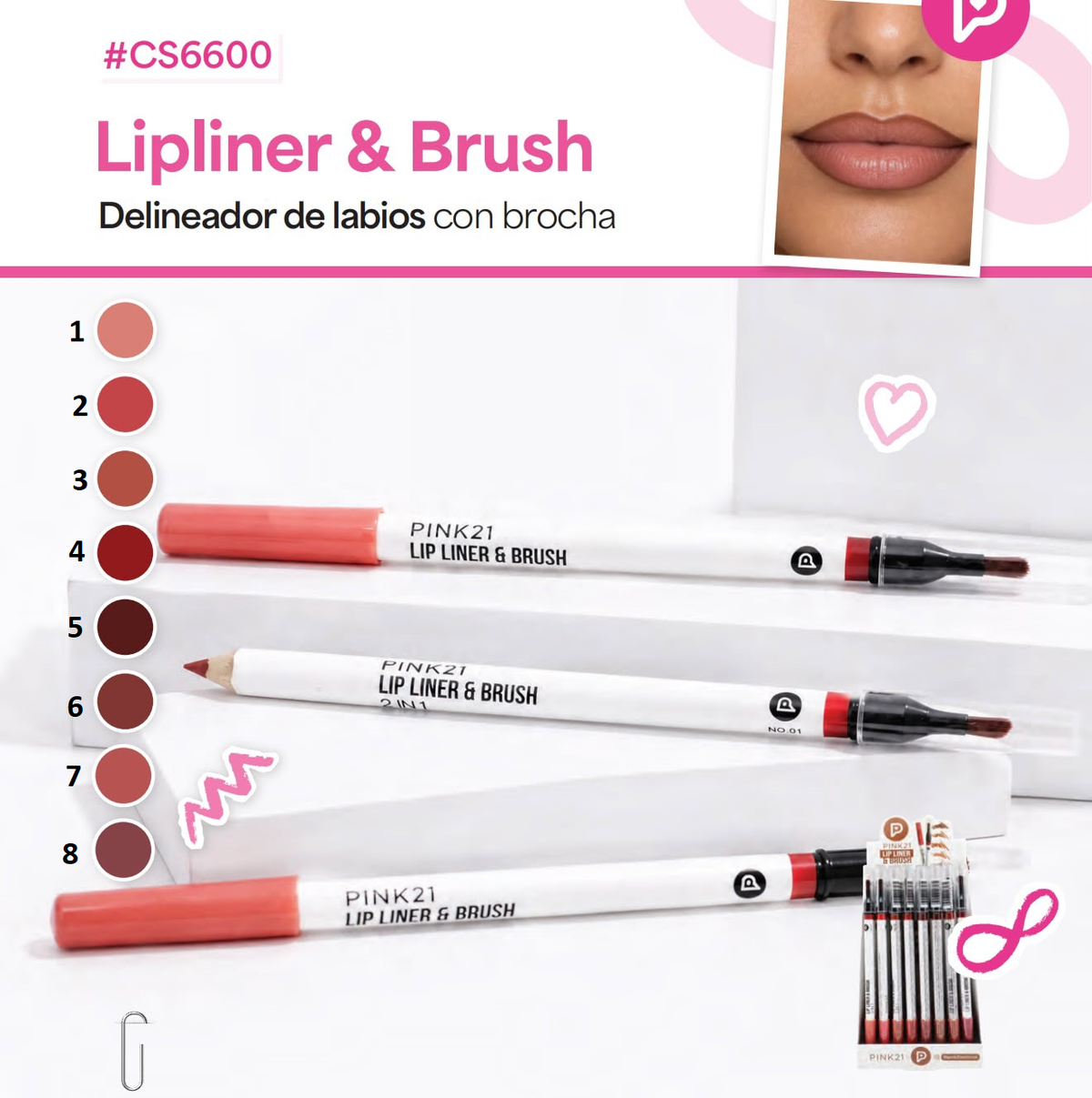DELINEADOR DE LABIOS CS6600