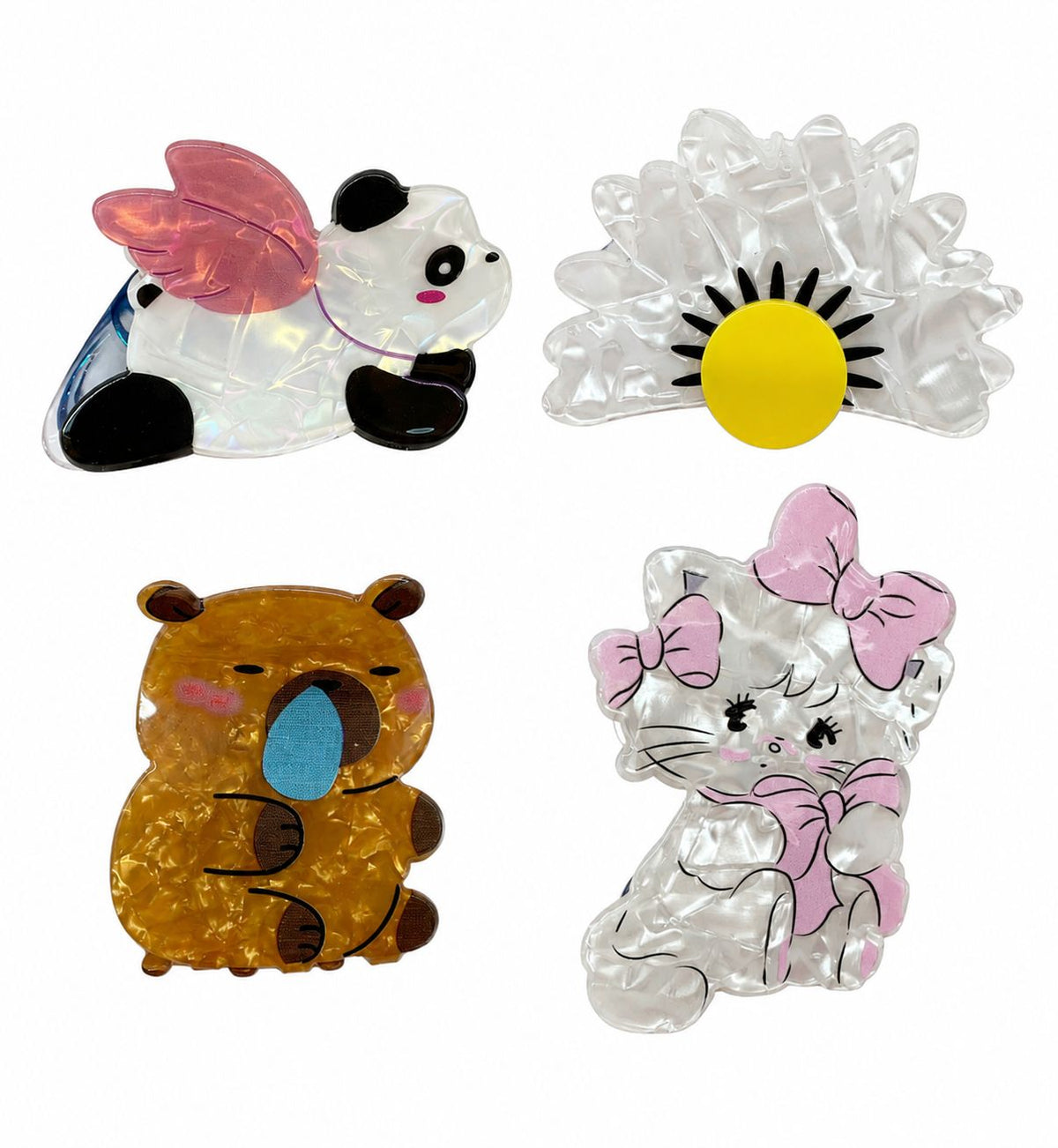 BROCHE DE PELO-FIGURAS