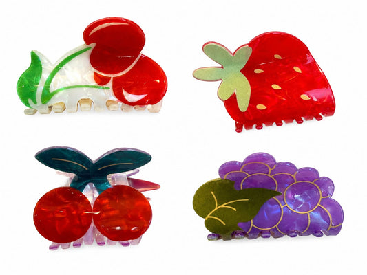 BROCHE DE PELO-FRUTAS