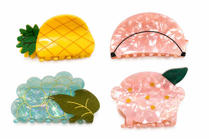 BROCHE DE PELO-FRUTAS