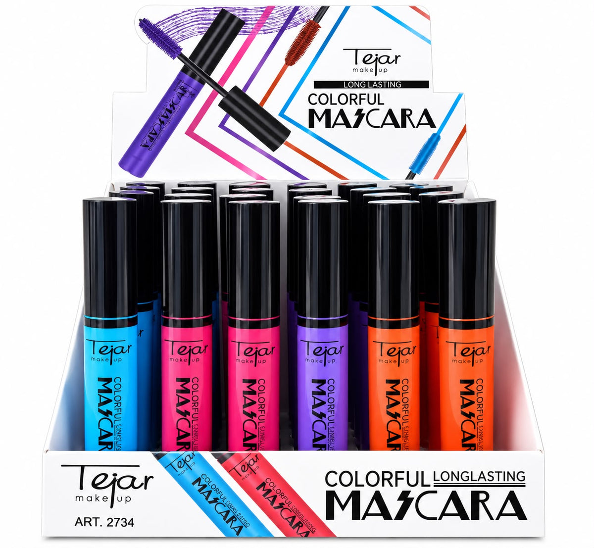 MASCARA DE PESTAÑAS CON COLOR ART2734