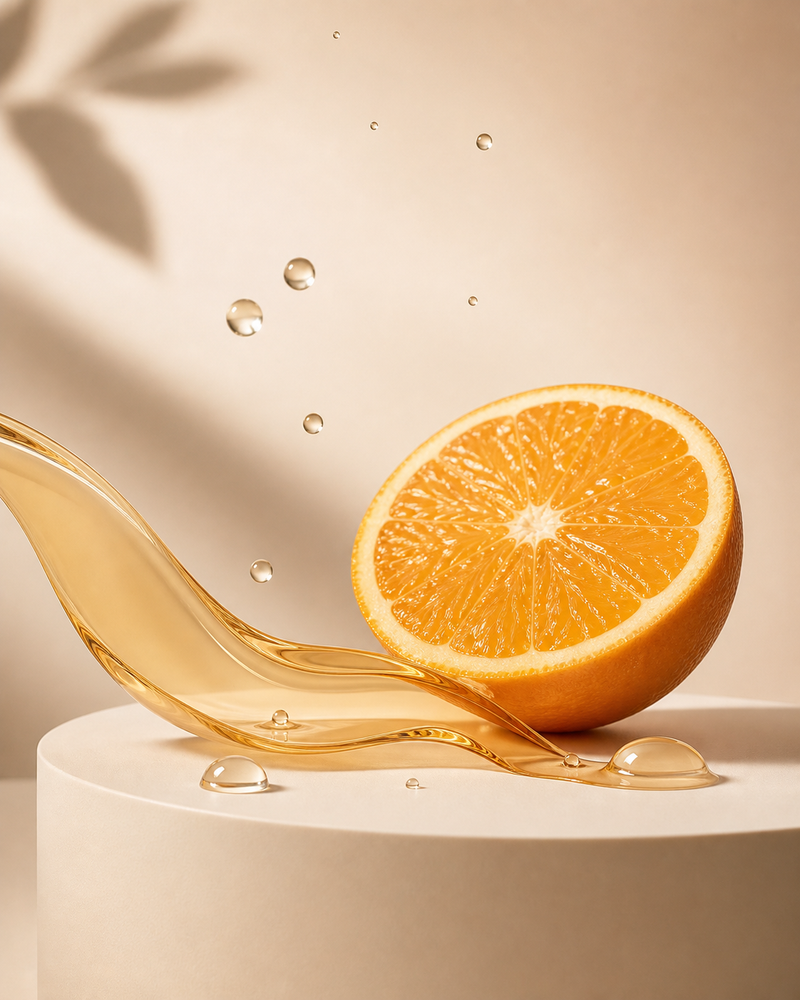 Representación visual de vitamina C
