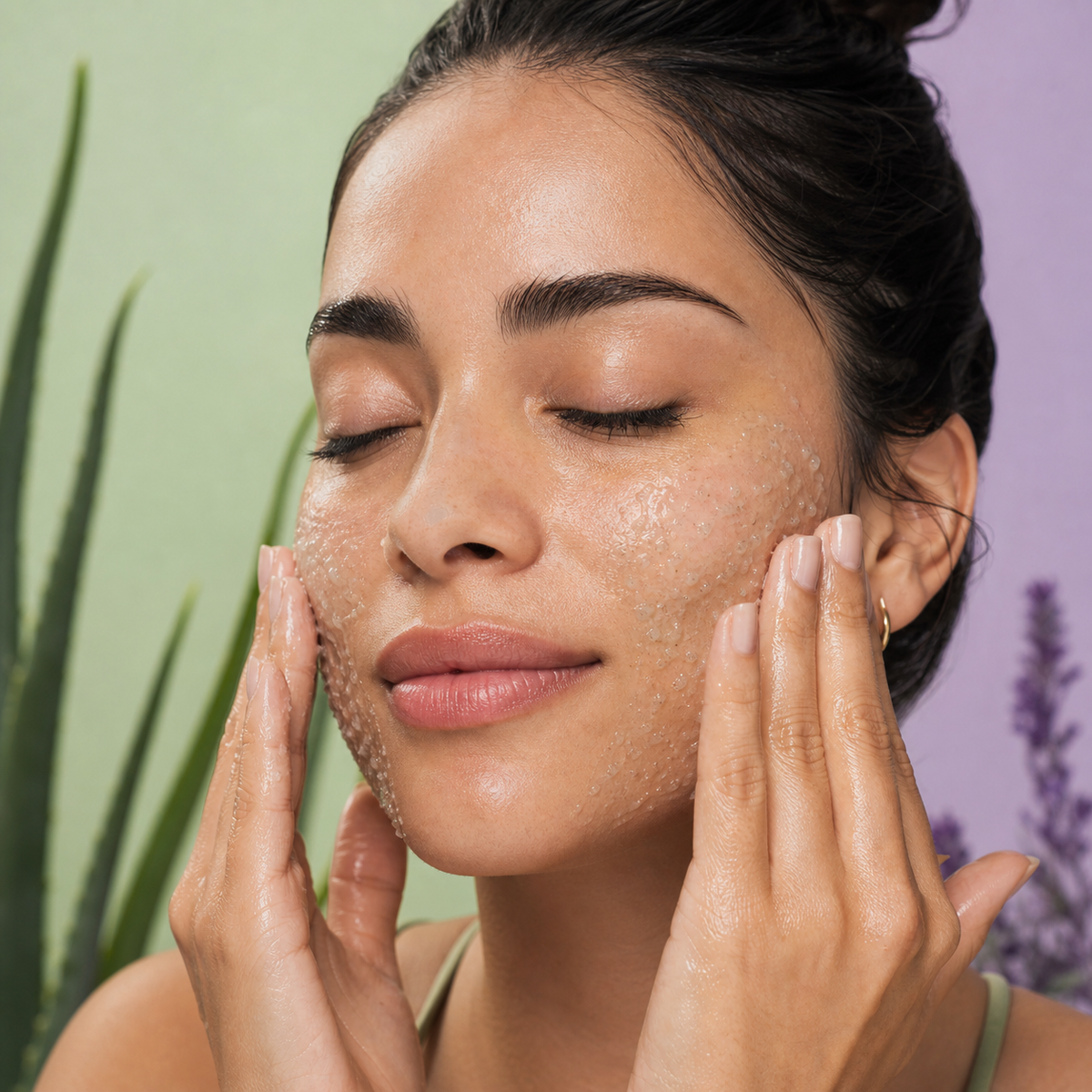 exfoliante aloe aplicacion