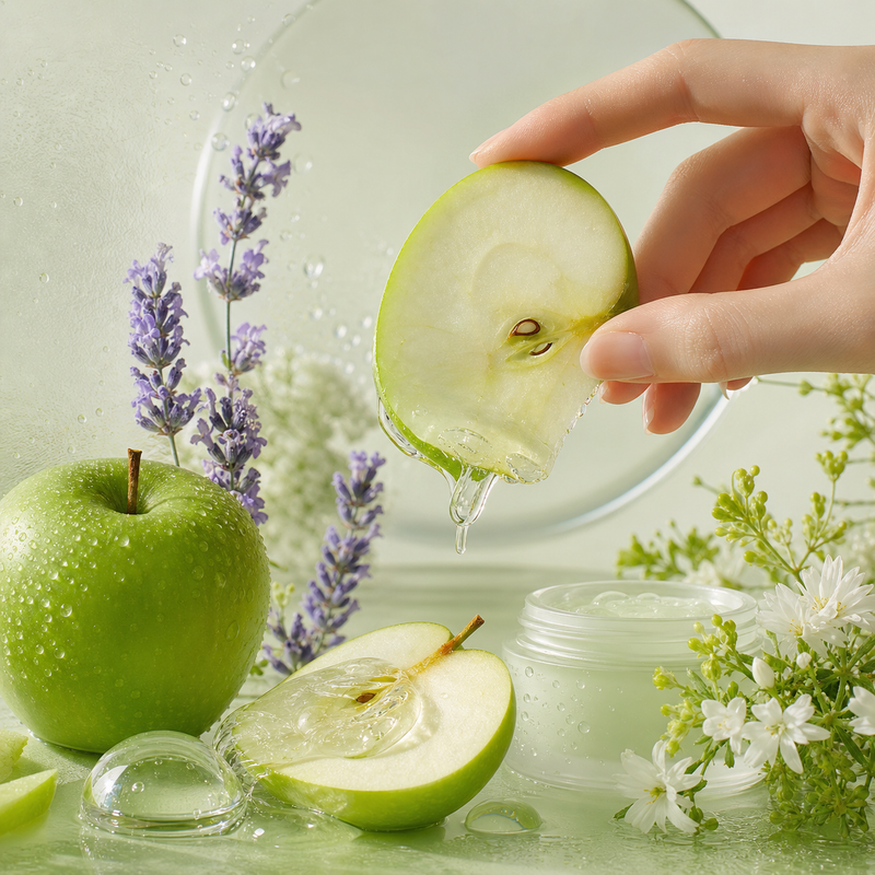 exfoliante manzana ingrediente