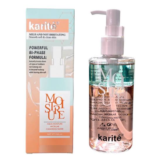 AGUA MICELAR KARITE BIFASICAS