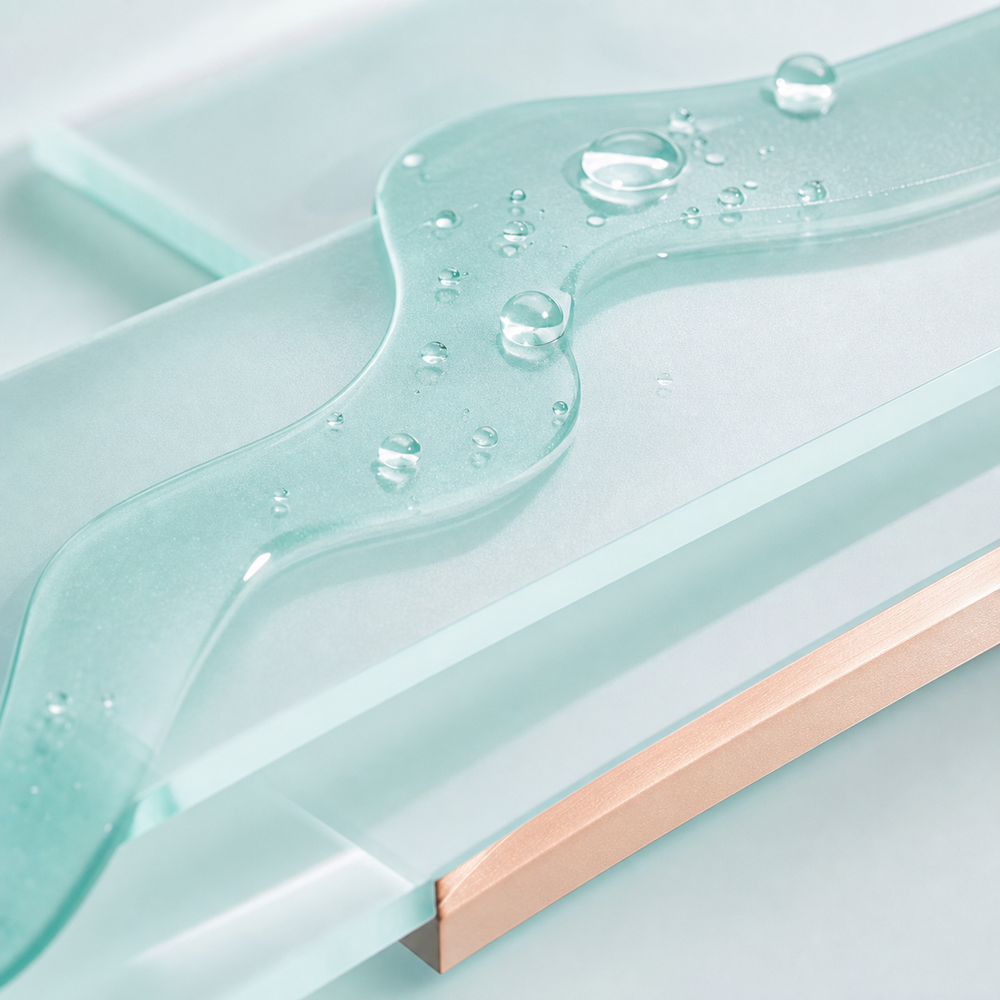 Textura ligera del súper sérum de ácido glicólico