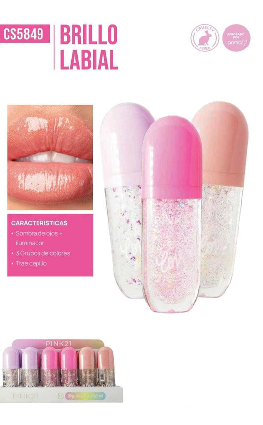 LIP GLOSS CON GLITTER